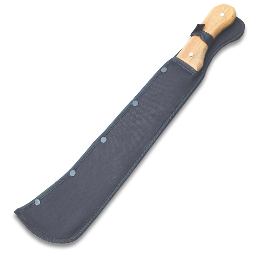 Crocodile Machete England Model with Black Sheath