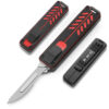 Compact Tactical OTF Precision Glassy Scalpel Cutter Knife Red
