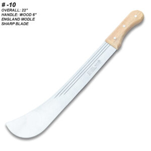 Crocodile Machete England Model with Black Sheath