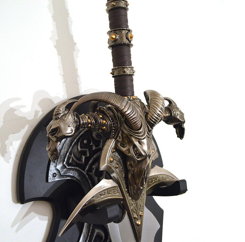 1:1 Frostmourne Lich King Arthas Sword replica 47" Upgraded Blunt Gift War Craft