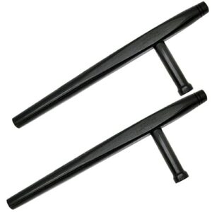 Black Tonfa - Set of 2 - 20 Inches