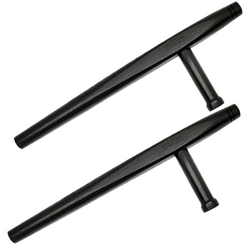 Black Tonfa - Set of 2 - 20 Inches
