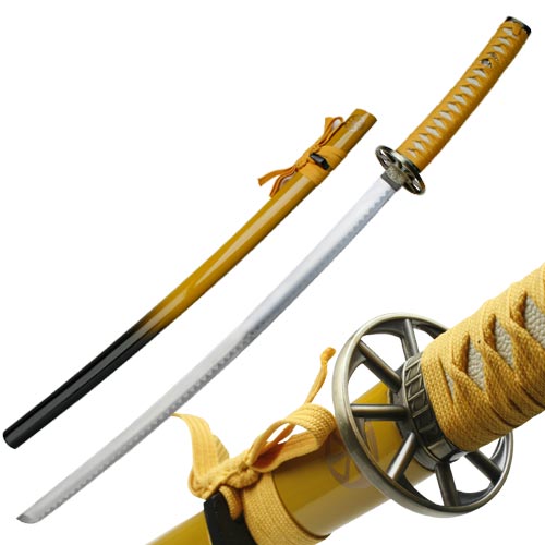Traditional  2 Tone Samurai Sword Gold