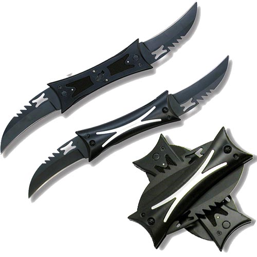 Double Impact  - Black Finis Twin Lock Blade