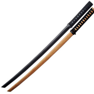 1 Black Bokken & 1Natural Bokken Practice Sword Set