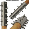29" SILVER SPIKED MACE