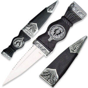 HISTORICAL SHORT SCOTTISH DIRK DAGGER BLACK
