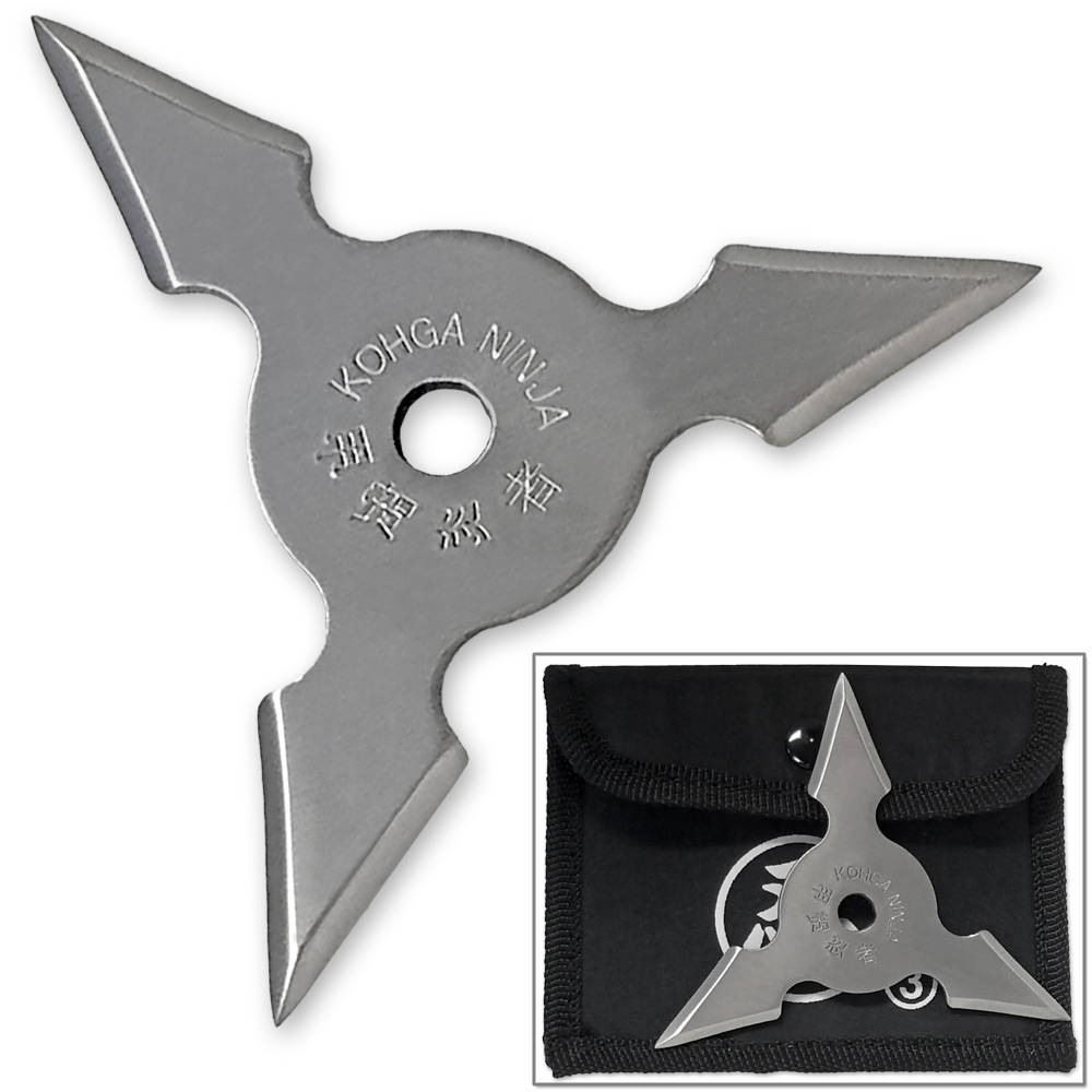 Trinity Blade Koga Ninja Throwing Star 3-Blade Shuriken Sharp Stainless Steel