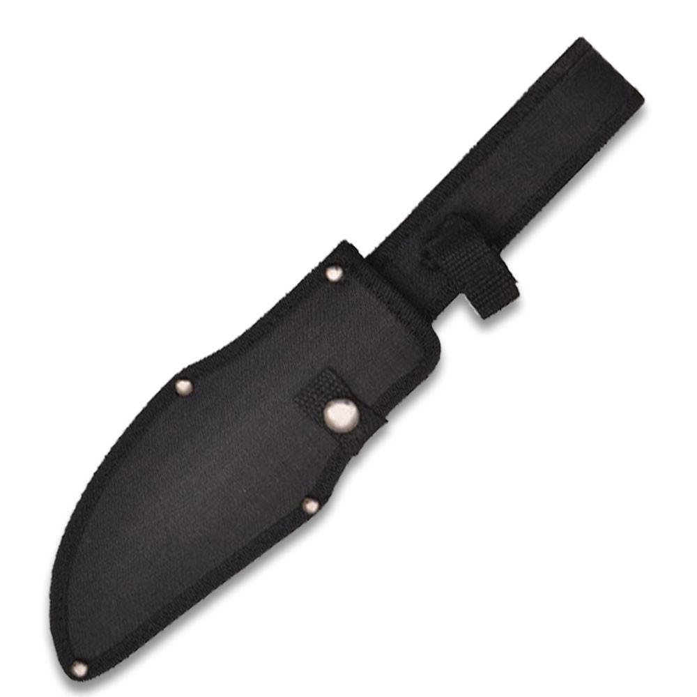 Texas Spiked  Bowie Full Tang 15in w/ Sheath & Hardwood Handle