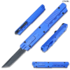 Legends Micro OTF Tanto Blade Knife Blue Handle Out The Front Switch