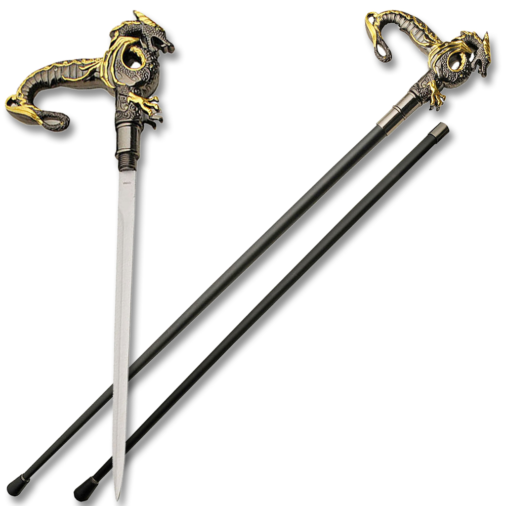 Elegant Dragon Wild Fighting Walking Cane Sword