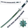 Demon Slayer - Sanemi Shinazugawa Green Nichirin Sword Katana Metal