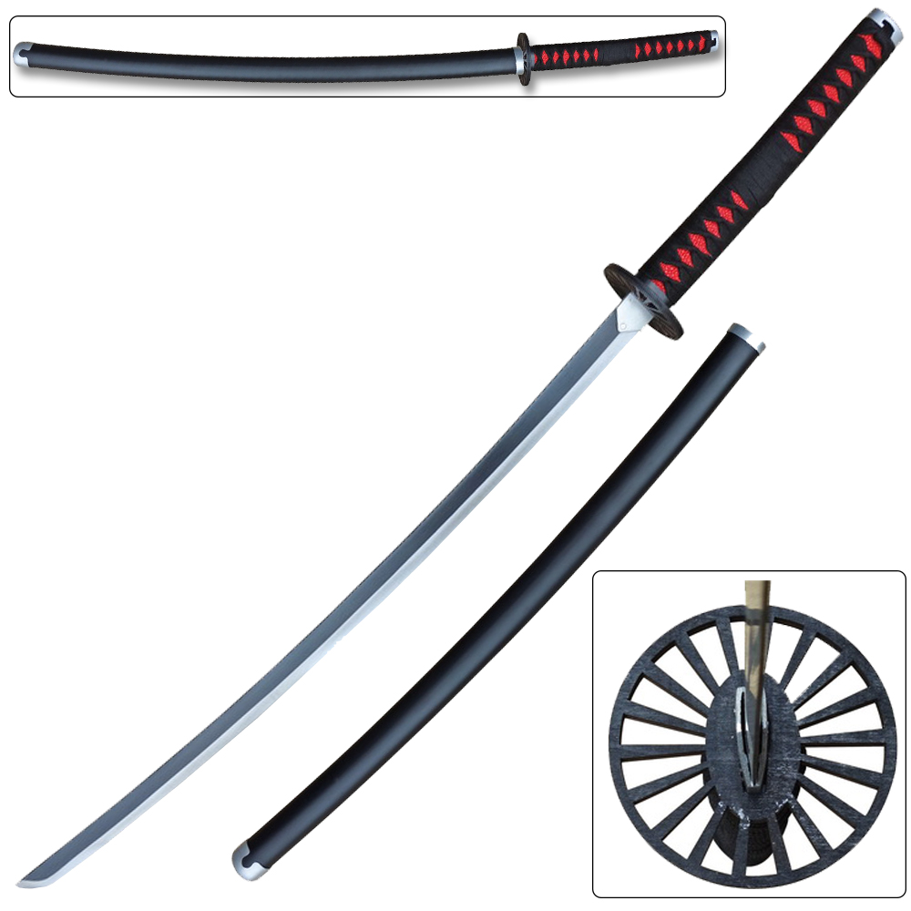 DEMON SLAYER -TANJIRO Kamado Black NICHIRIN SWORD KATANA Metal