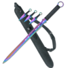 NINJA SWORD With 2 pcs Throwing Knife Set