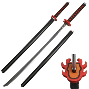 40” Fantasy Foam Samurai Sword Katana Demon Hinokami Kagura Slayer Cosplay Anime