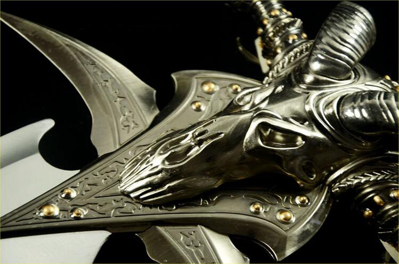 1:1 Frostmourne Lich King Arthas Sword replica 47" Upgraded Blunt Gift War Craft