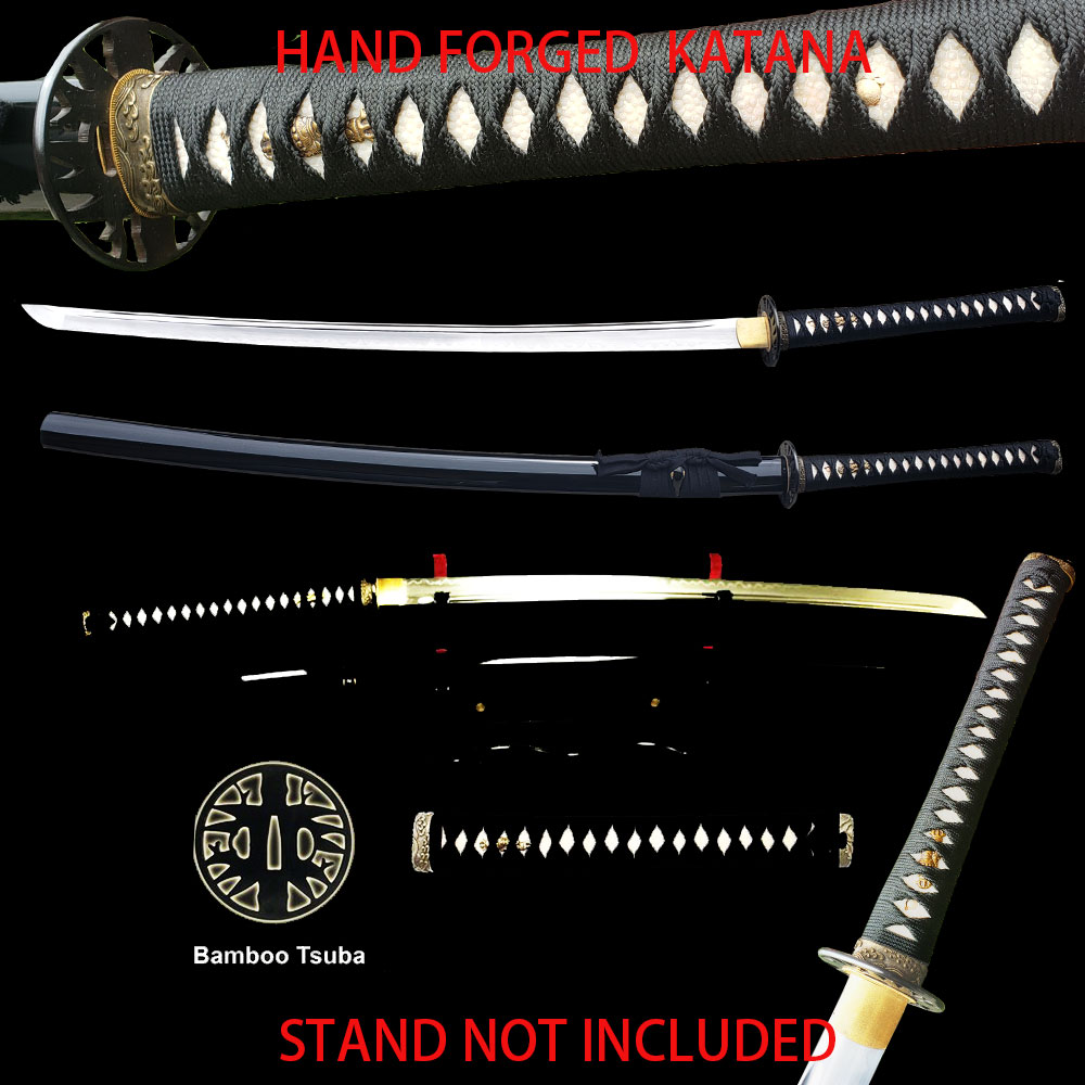 MOSHIRO 1095 High Carbon Steel Black Scabbard