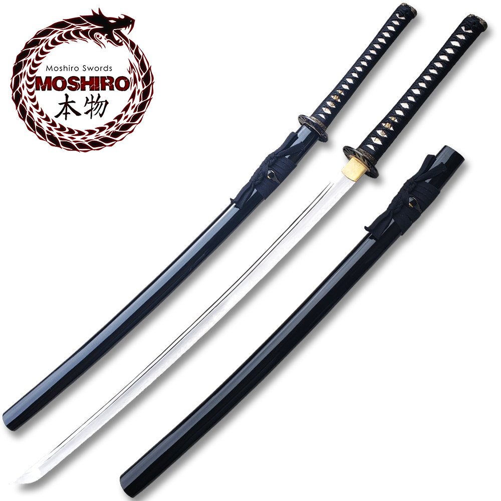 MOSHIRO 1095 High Carbon Steel Black Scabbard