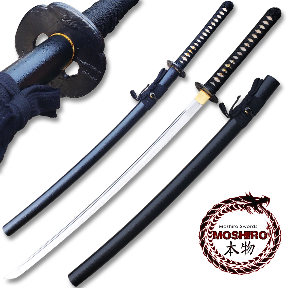 MOSHIRO Hand Forge 1095 High Carbon Steel Black Scabbard Limited Edition