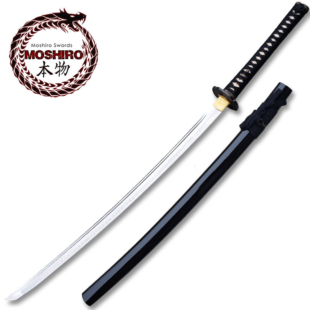 MOSHIRO Hand Forge 1095 High Carbon Steel Black Scabbard