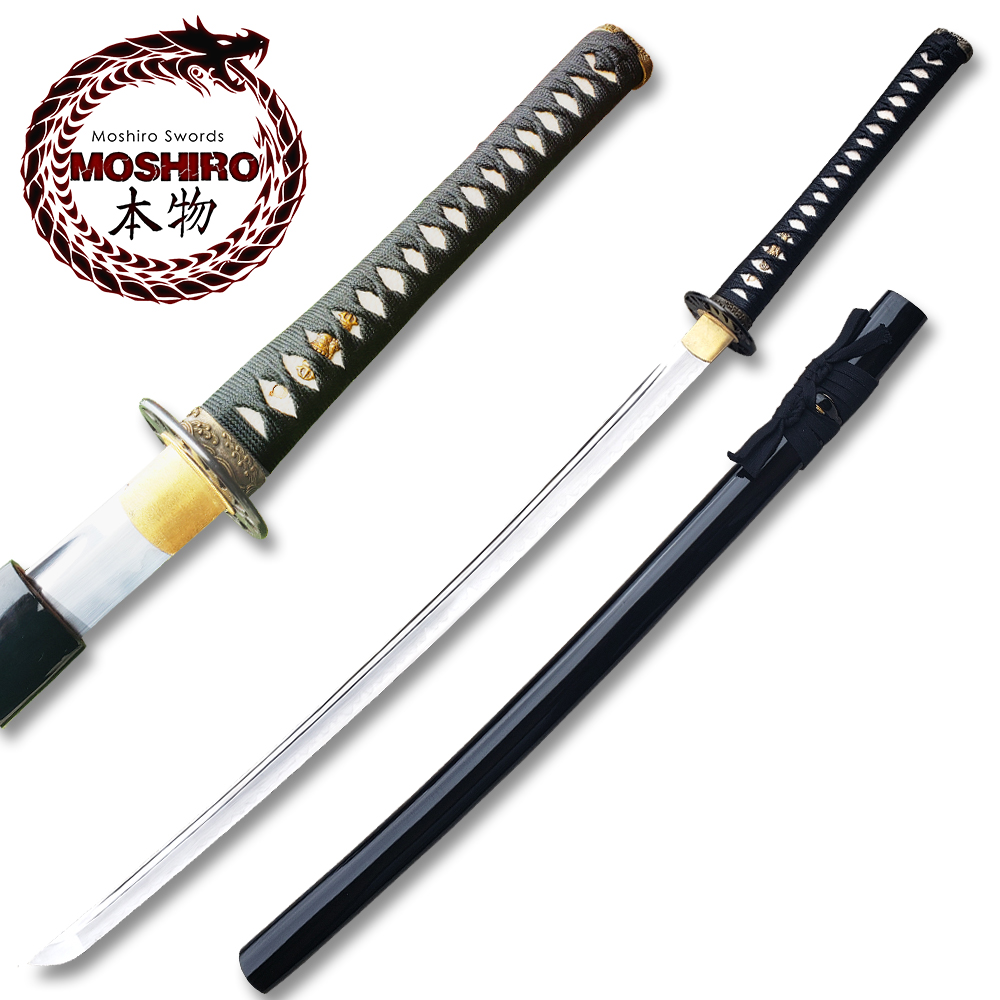 MOSHIRO 1095 High Carbon Steel Black Scabbard