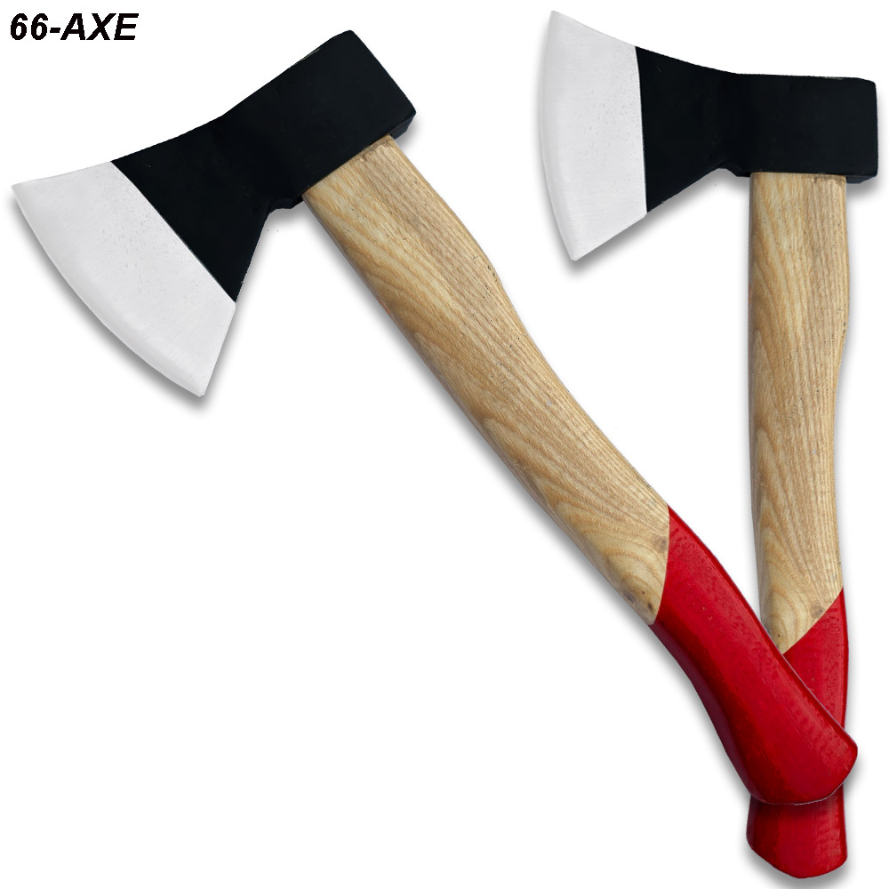 Camping Axe Wood Handle With Carbon Steel Head 13.5"