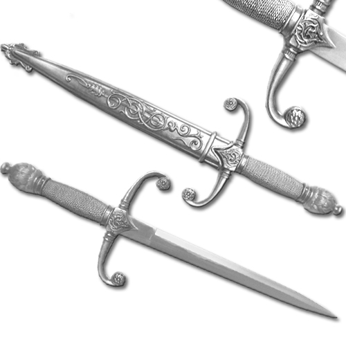 Knights Dagger With Table Stand
