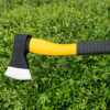 Camping Axe Black And Yellow Black Metal Handle With Carbon Steel Head 13.5"