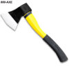 Camping Axe Black And Yellow Black Metal Handle With Carbon Steel Head 13.5"