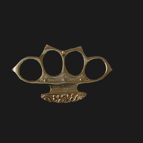 Gold Digger Belt Buckle Knuckle Boxer All Metal Paper Weight