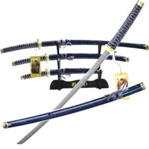 DESIGNER HARDWOOD KATANA 3-PIECE SET" 1