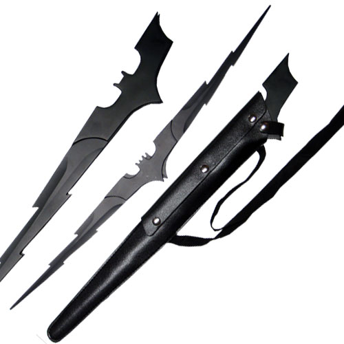 Bat Lightening Bolt Striking Sword