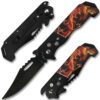 Red Dragon Fire Automatic Knife
