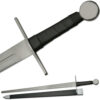 Knights Full Tang Longsword Blunt Battle Ready Functional Sword