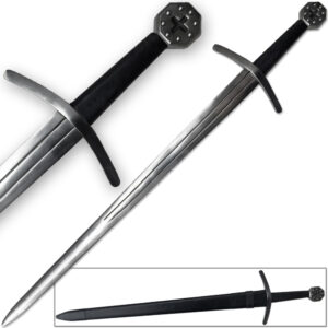 Medieval Crusader Full Tang Sword Blunted Reenactment Longsword Knights Templar