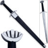 Black Viking Lobed Full Tang Sword