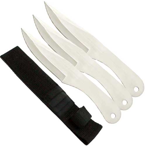 Jack Ripper Throwing Knives 3Pcs Set Very SHARP! 6in Overall Heat Treated