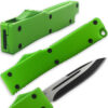 Electrifying California Legal OTF Dual Action Knife (Green)