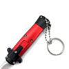 Mini Red Key Chain OTF Knife Drop Point