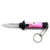 Mini Pink Key Chain OTF Knife Drop Point