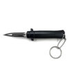 Mini Orange Key Chain OTF Knife Double Edge Blade
