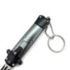 Mini Metallic Gren Key Chain OTF Knife Double Edge Blade