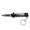 Mini Metallic Gren Key Chain OTF Knife Double Edge Blade