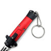 Mini Red Key Chain OTF Knife Double Edge Blade