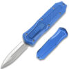 Legends Micro Blue OTF Double Edge Blade Knife Out The Front