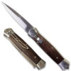 Europe Leverlock Auto Knife Wood Handle Limited Edition