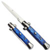 Blue Classic Stiletto Knife Blue Handle