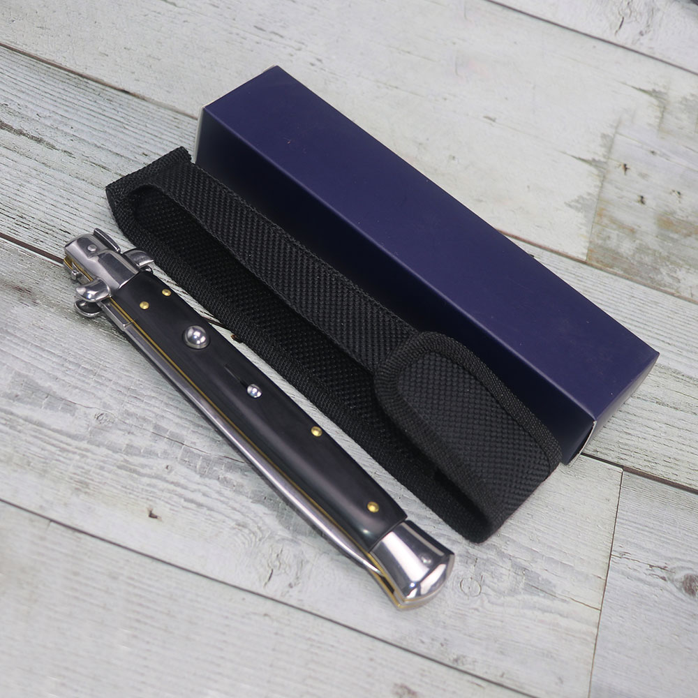 Big Boy Black Italian Switchblade Automatic Knife, 13 inches