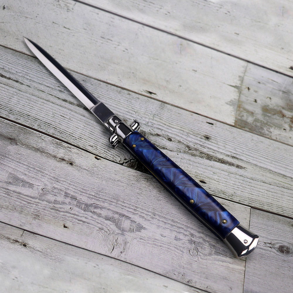 Big Boy Blue Italian Switchblade Automatic Knife, 13 inches
