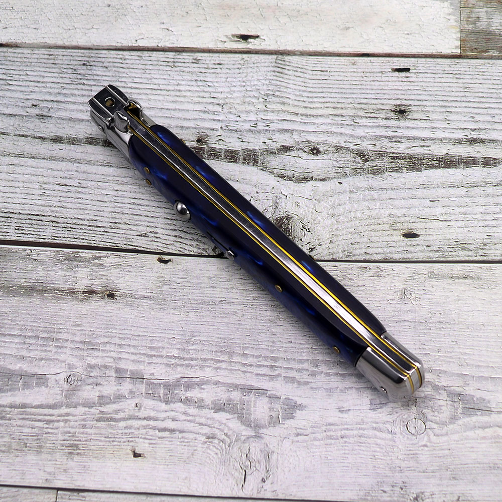 Big Boy Blue Italian Switchblade Automatic Knife, 13 inches
